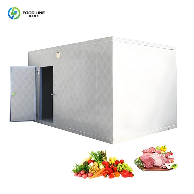 Stockage de pièce froide pour usage commercial, unité de réfrigération de porte isolante, entrepôt alimentaire à haute efficacité, offre spéciale supérieure