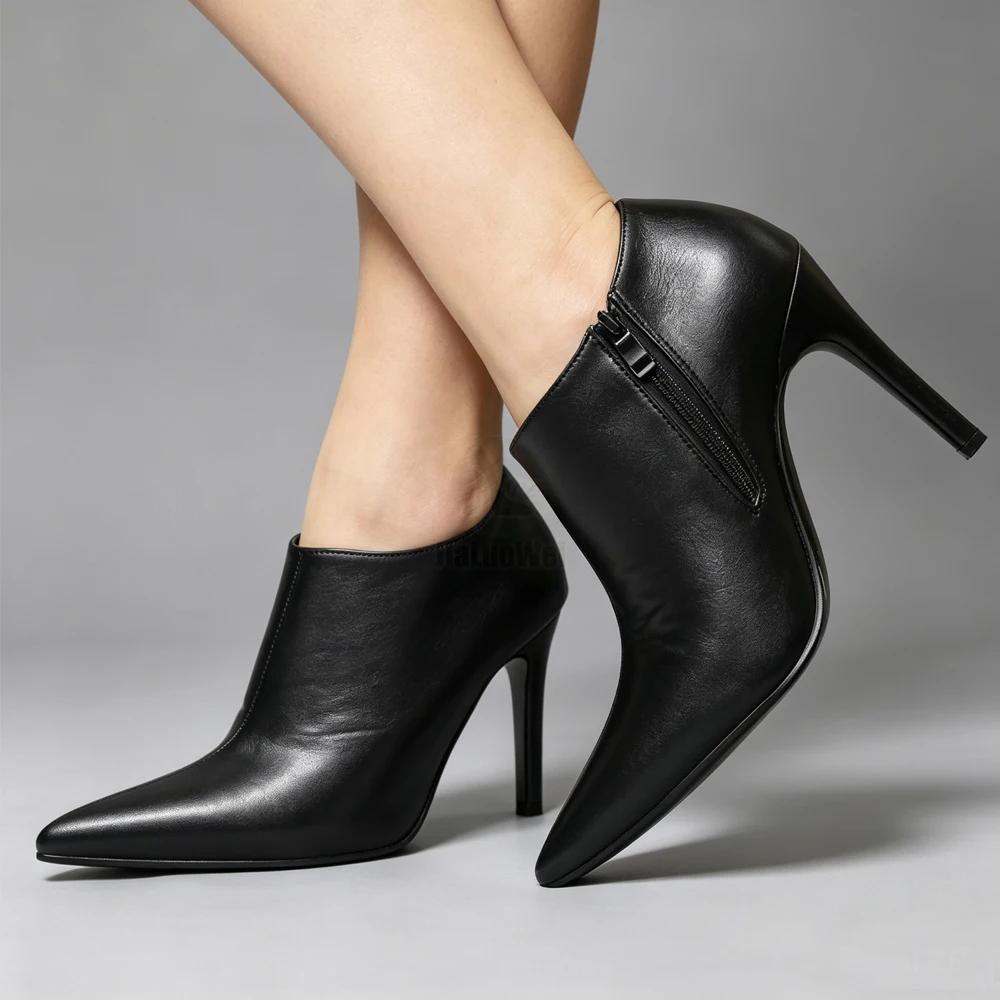 Bottines à talons hauts et fins de 10CM pour femmes