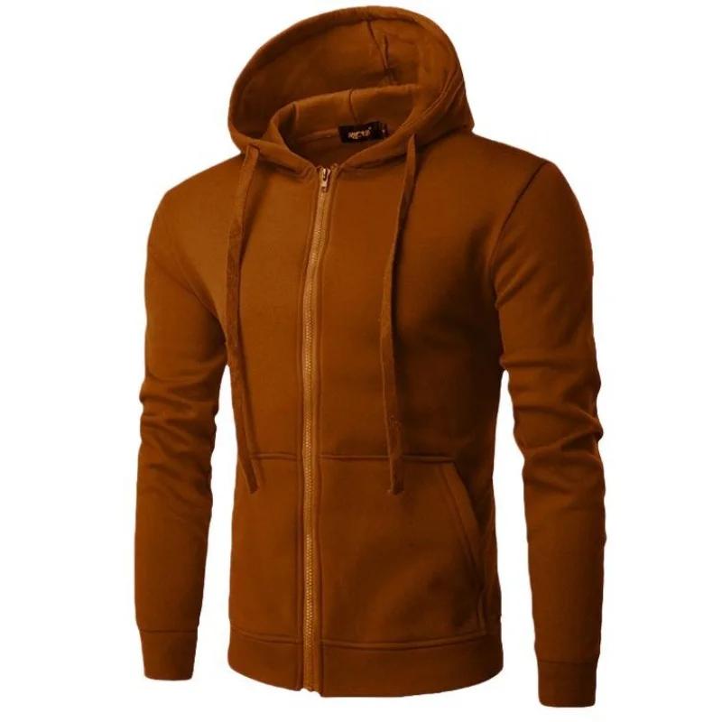 Printemps automne hommes sweats à capuche à manches longues cardigan à fermeture éclair homme/femme sweat