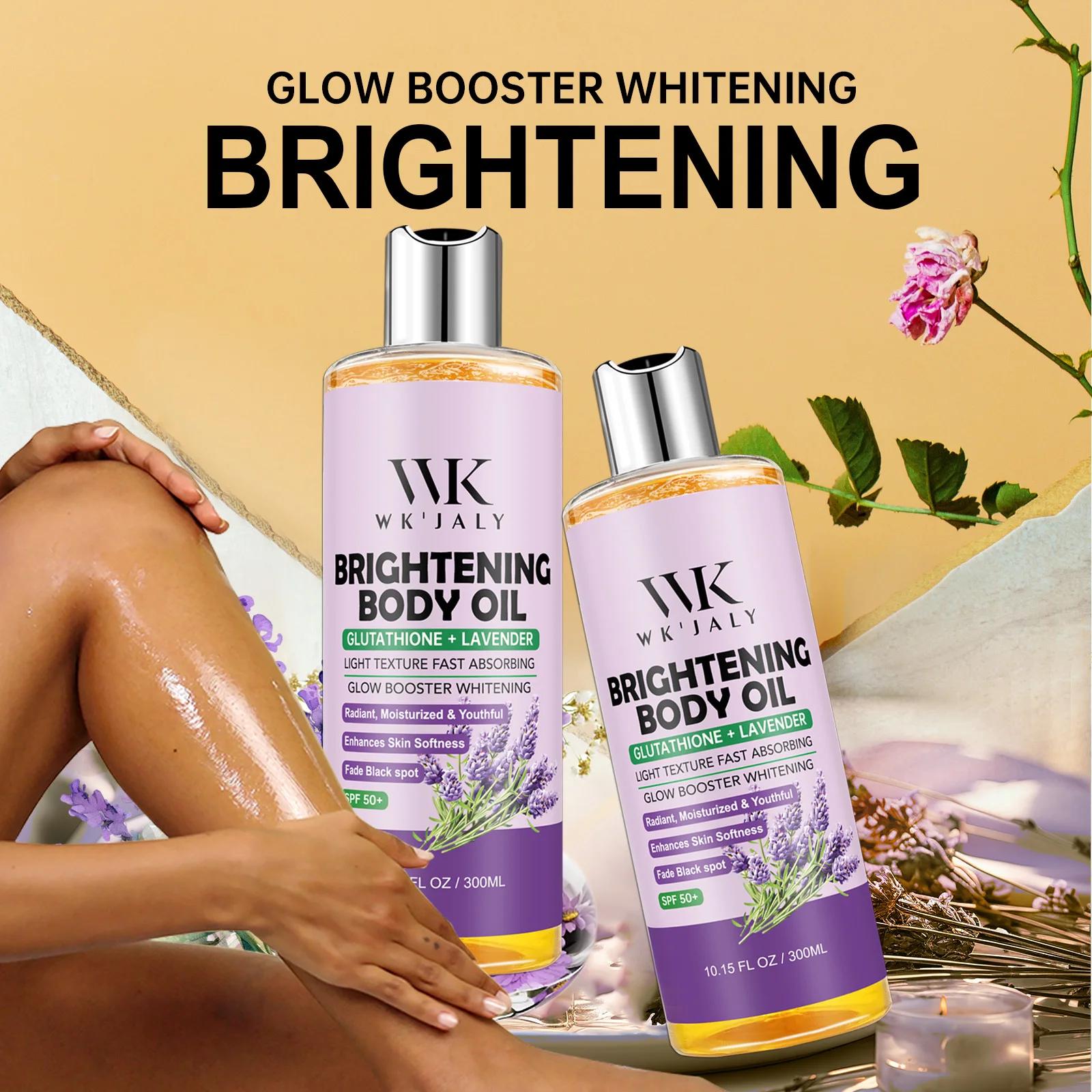 WK JALY Glow Boosting Huile corporelle blanchissante au glutathion et à la lavande