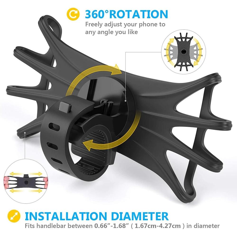 Support de téléphone portable pour vélo et moto, adapté à divers modèles