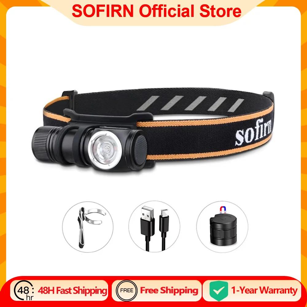 Sofirn HS10 USB C Rechargeable Mini 16340 lampe frontale 1100lm TN-3535 90CRI Angle
