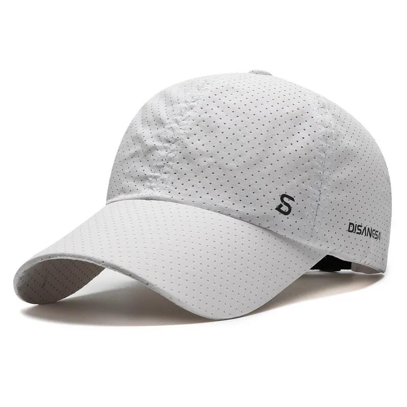 Chapeau de soleil pour hommes en plein air à séchage rapide et respirant pour la pêche d'été - Style casquette de baseba