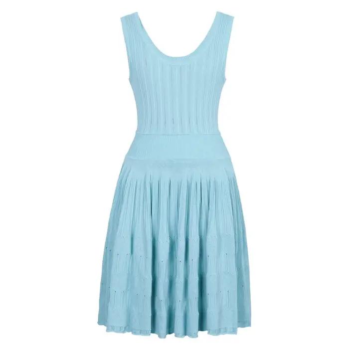 Robe élégante pour femme de marque de luxe parisienne, sexy, décontractée, pour soirée, sans manches
