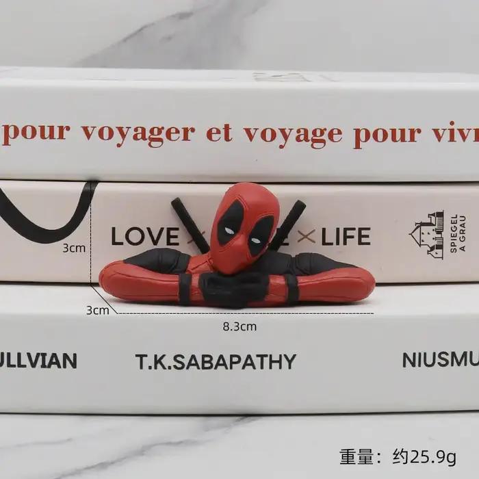 6 décoration de bureau Deadpool voiture bureau à domicile Marvel 8 cm X-MAN drôle mignon Figure modè