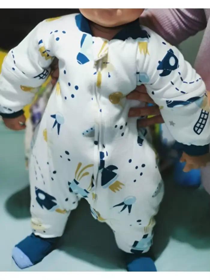 Sac de couchage pour bébé filles mignonnes hiver chaud sac de nuit pour bébé avec pieds 1-4 ans enfa
