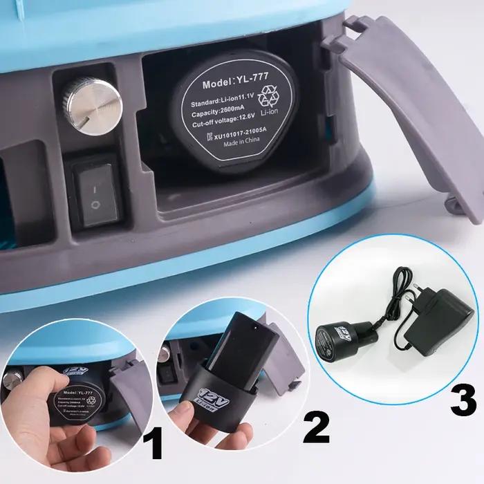 DIVEDEER 10L pulvérisateur électrique rechargeable haute pression désinfectant et pulvérisateur d'in