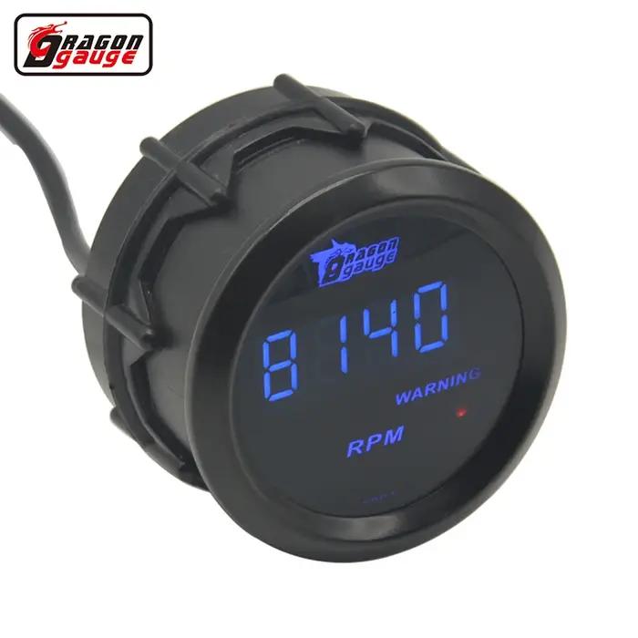 Jauge numérique multifonction Dragon 52 mm pour modification automobile : température de l'eau, temp