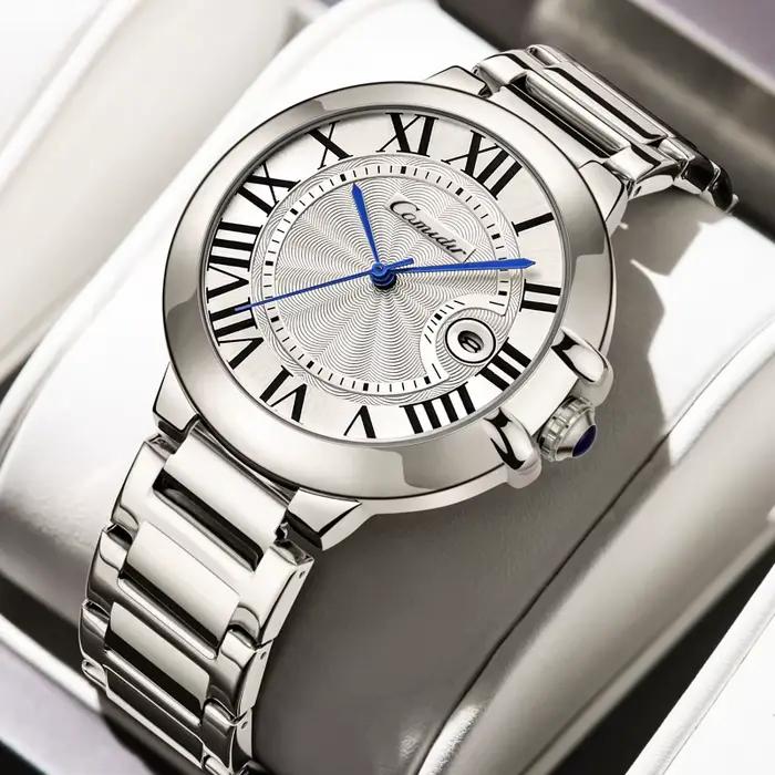 Montre pour hommes ballon bleu hommes étanche mode affaires Quartz hommes Warches chiffre romain