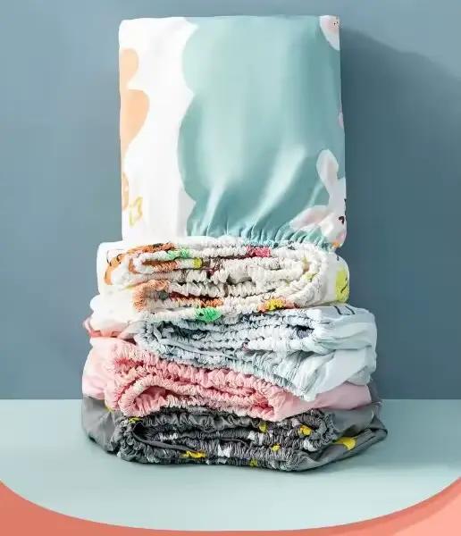 Drap-housse【Version personnalisée】 Draps de lit bébé 140x70cm