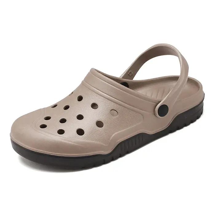Plus grande taille 50 51 52 53 54 été sandales en caoutchouc hommes sabots chaussures de jardin Zuec