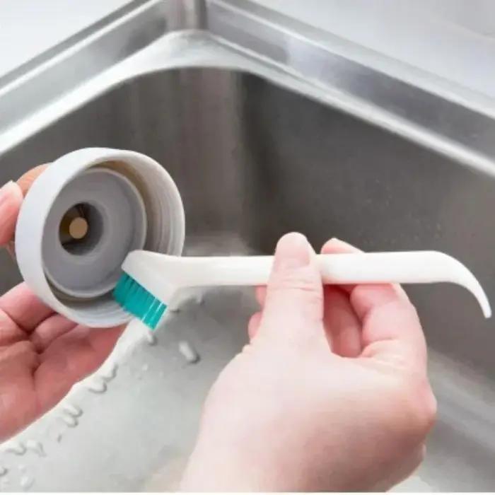 2 pièces/ensemble nettoyage étroit * brosse longue poignée Portable écart biberon écart brosse de ne
