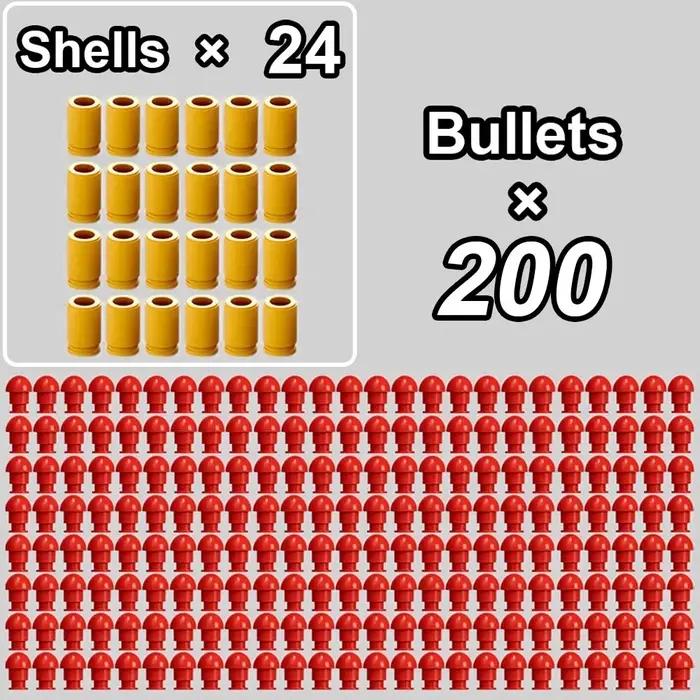 Balles de pistolet jouet à éjection de coquille pour M1911 SIG17 USP, accessoires réutilisables, jeu