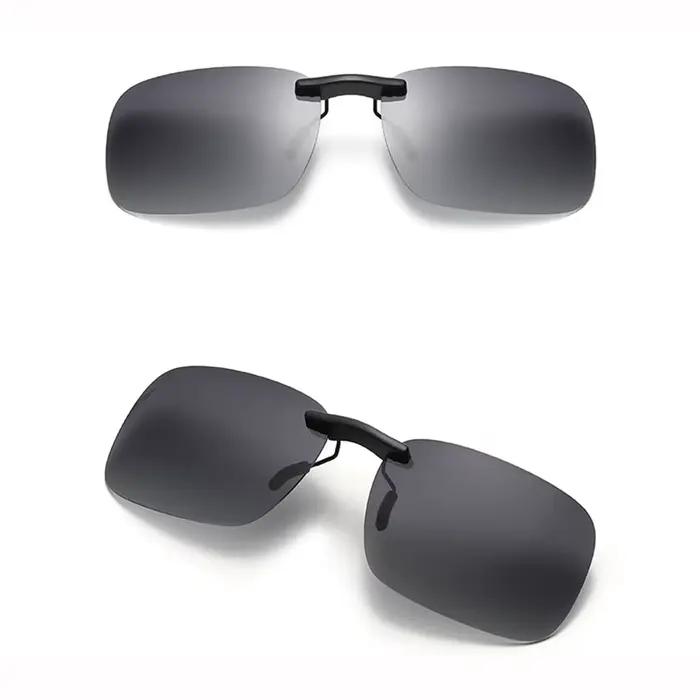 KLASSNUM-Lunettes de soleil polarisées sans monture pour hommes et femmes, verres à clipser étroits,