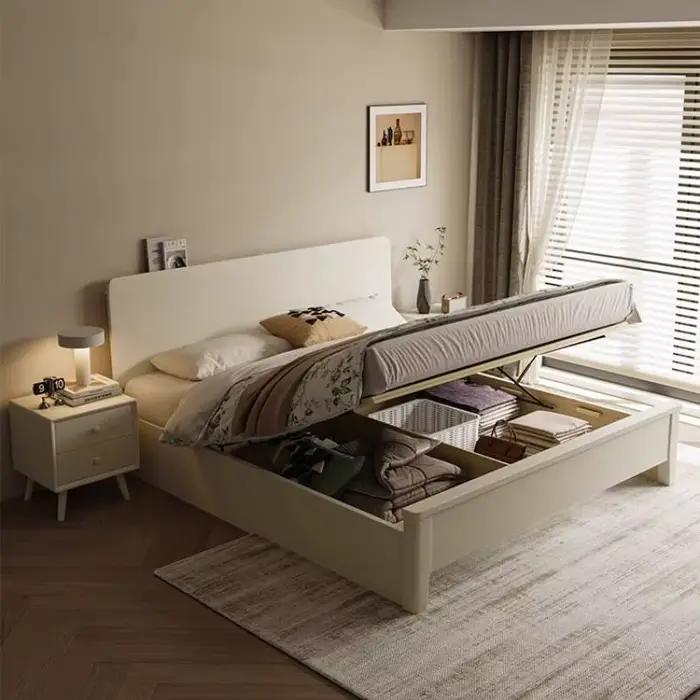 Tête de lit de luxe sans os pour chambre à coucher et salon, barrière de lit efficace pour adultes, cadre de sommeil élégant et durable pour couple