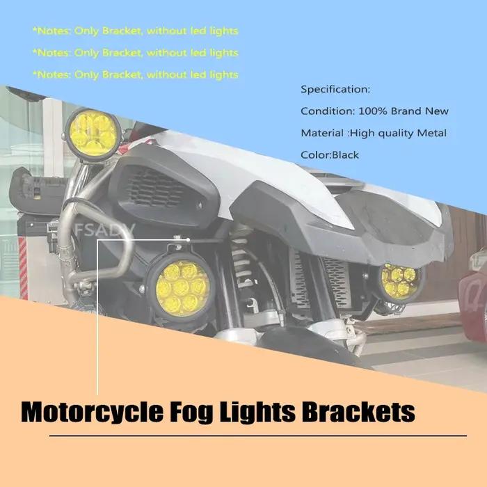 Enquêter Antibrouillard LED pour Moto BMW, Support de Feux Auxiliaires pour Modèles Runder GS R1250G