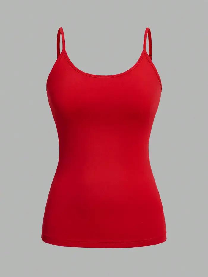 4 pièces femmes couleur unie Camisoles gilet femmes débardeurs femme été Sexy sangle hauts basiques
