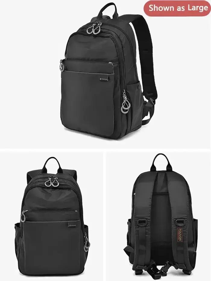 FouEisSac à dos étanche pour femme, grande capacité, toile de sport, sacs à dos pour ordinateur port