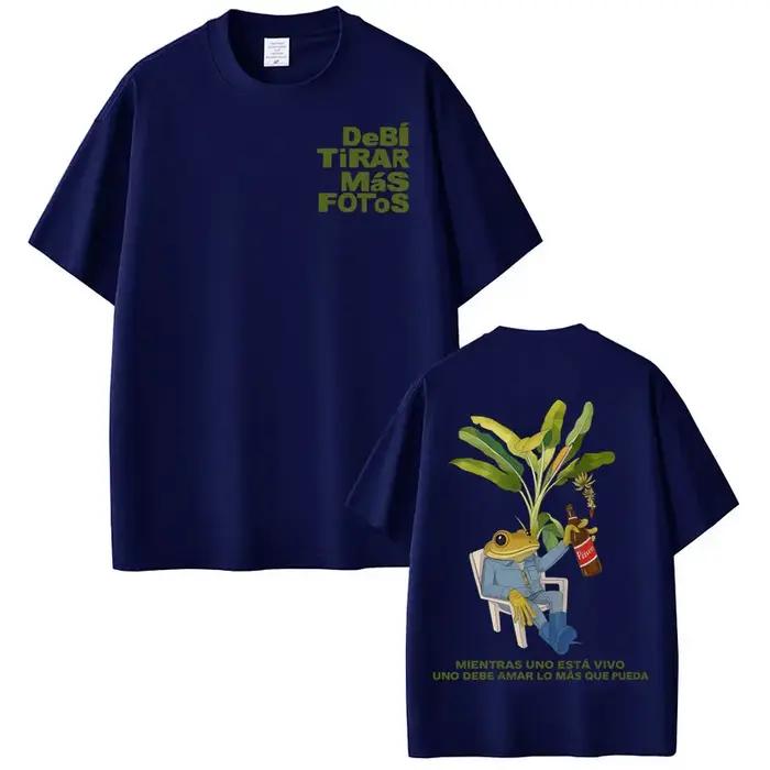 T-shirt Rapper Bad Bunny Debi Tirar Mas Fotos DTMF World Tour T-shirts Homme Femme Mode Vintage Hip