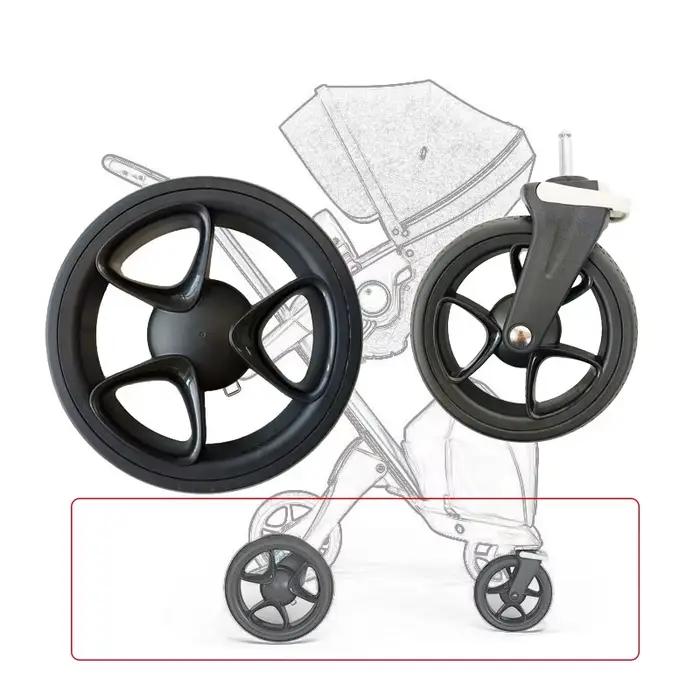 Roue de poussette pour Stokke Xplory V4 V5 V6, roue avant ou arrière avec axe de pneu, bricolage, Bu