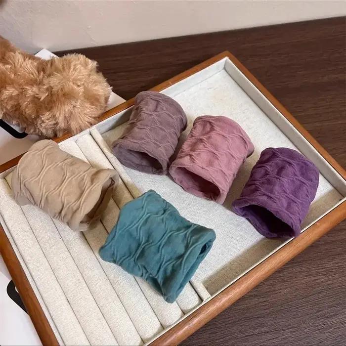 4/5 ensemble solide élargir épaissir bandeau de cheveux cordes femmes élastique pour queue de cheval