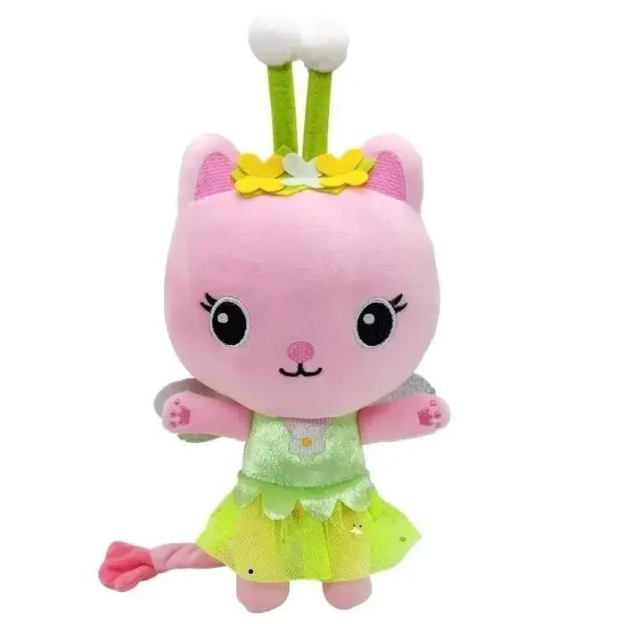 Plus récent 8 Stlyes Gabby Dollhouse en peluche Mercat dessin animé animaux en peluche sirène chat e