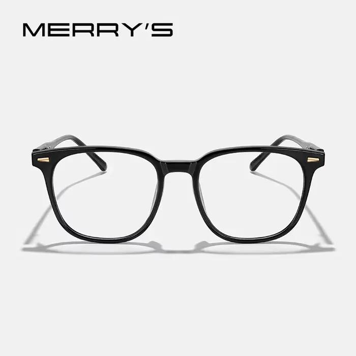 MERRYS DESIGN hommes femmes mode lunettes cadre carré lunettes optique cadre Prescription lunettes m
