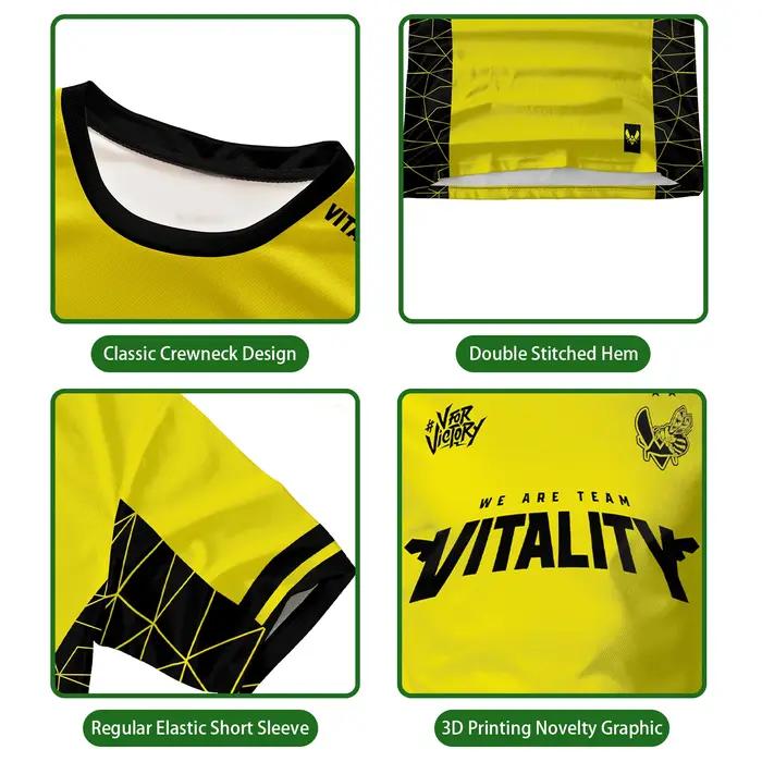 2025 CS2 Austin Major Team Vitality Uniforme commémoratif Fan Jersey ZywOo Formation T-shirt respira