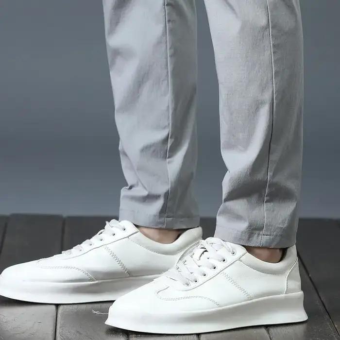 Pantalon de Golf en soie glacée pour hommes, mi-poids, décontracté, pantalon de sport, Design Simple