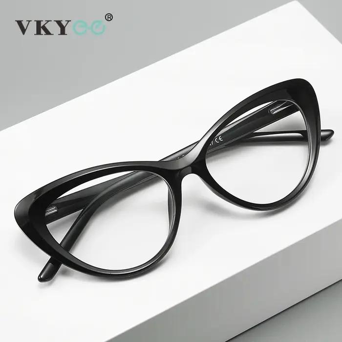 VICKY mode oeil de chat femmes lecture lunettes montures pour lumière bleue bloquant Prescription op