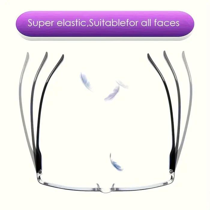 Lunettes de lecture à la mode, Design classique avec matériau PC, unisexe, expérience de lecture con