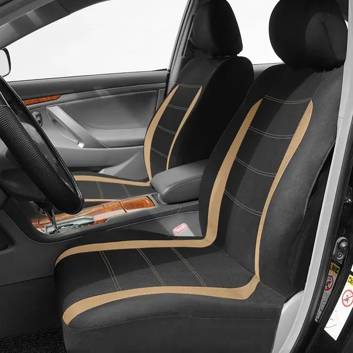 Housses de siège AUTO PLUS en tissu doux et respirant pour voitures, SUV, camions et camionnettes, élégantes et pratiques pour hommes et femmes, pour usage quotidien et cadeaux automobiles