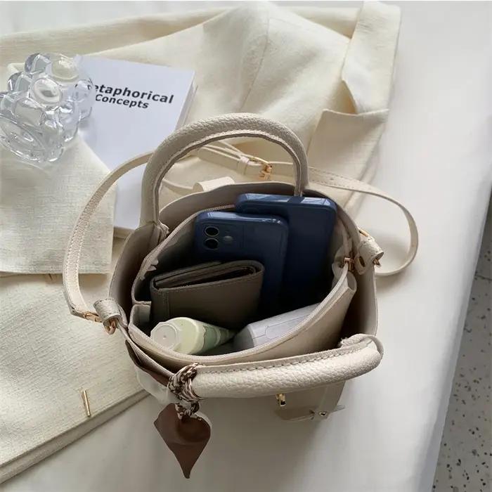 Sacs à main en cuir PU pour femmes, sacs à bandoulière décontractés pour dames, sacs à main de créat