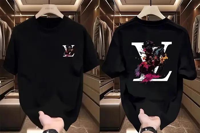 T-shirts à manches courtes pour hommes et femmes, marque tendance coréenne Wave, haut de gamme, à la