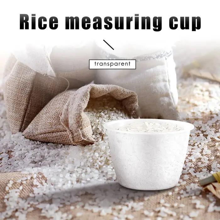 Tasse en plastique pour mesurer le riz, 120ml, blanc clair, pour cuiseur électrique, 2 pièces