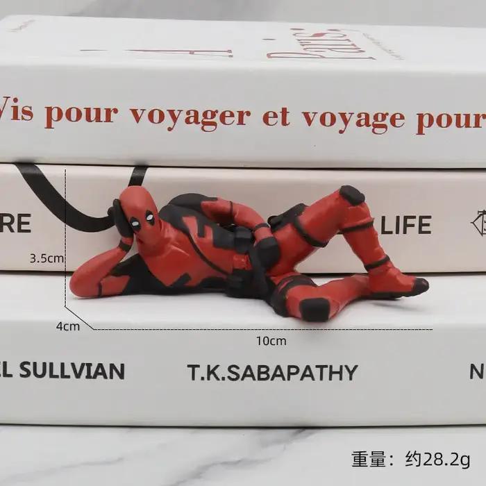 6 décoration de bureau Deadpool voiture bureau à domicile Marvel 8 cm X-MAN drôle mignon Figure modè