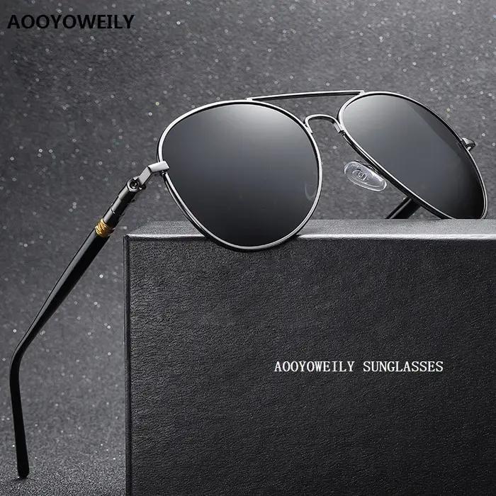 Lunettes de soleil polarisées de luxe pour hommes et femmes, lunettes de soleil de conduite de marqu