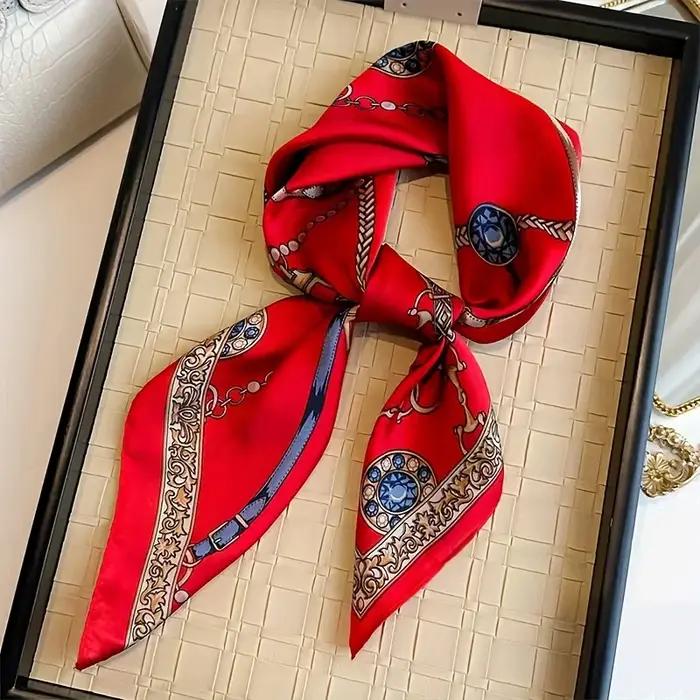 Mode imprimé léopard soie bandeaux écharpe femmes 2024 nouveau Elagant Bandana cou Foulard bandeaux