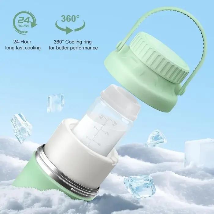 Refroidisseur portable pour biberons de lait maternel, idéal pour les voyages, garde le lait frais p