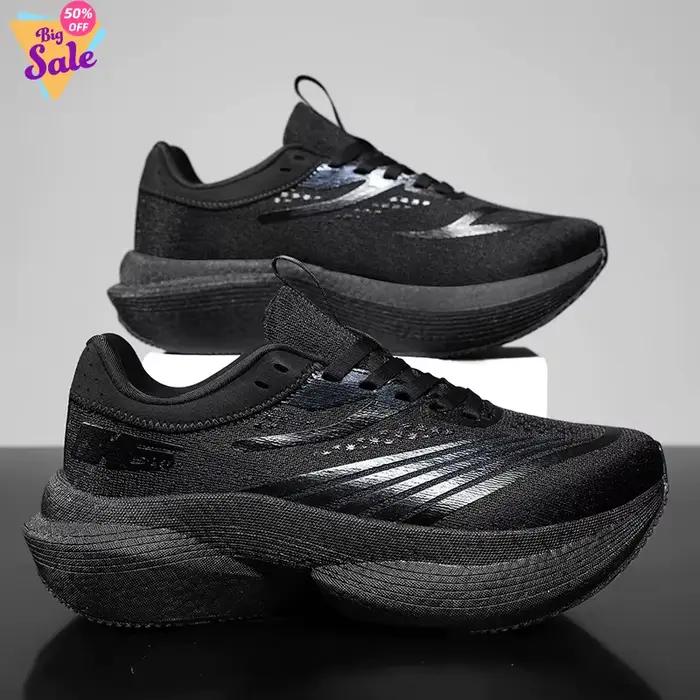 Nouvelles chaussures de course à pied avec plaque en carbone pour marathon, respirantes, légères, co