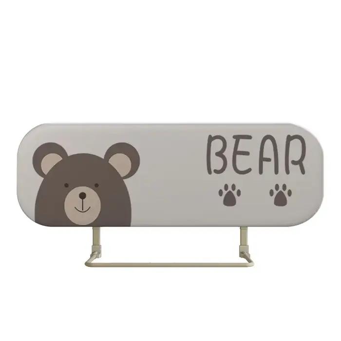 Garde-corps de lit de bébé 80cm barrière de sécurité pliante sans installation portable pour la protection des rails de lit usage quotidien et voyage