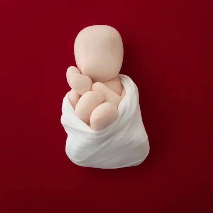 ❤️ Accessoires de photographie pour nouveau-nés, enveloppe de pratique, poupées de Pose, Simulation