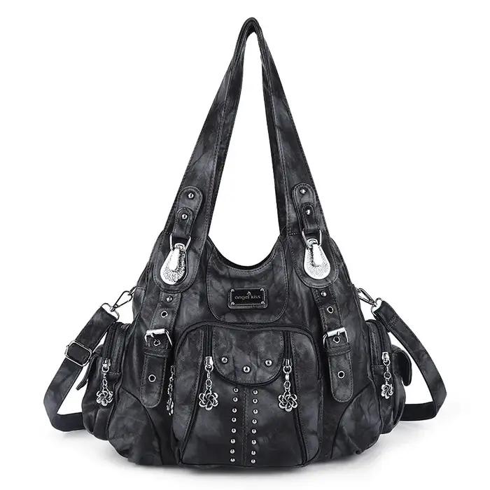 Femmes mode sacs à main femmes sacs à bandoulière en cuir PU sac à main femme sacoche grande capacit
