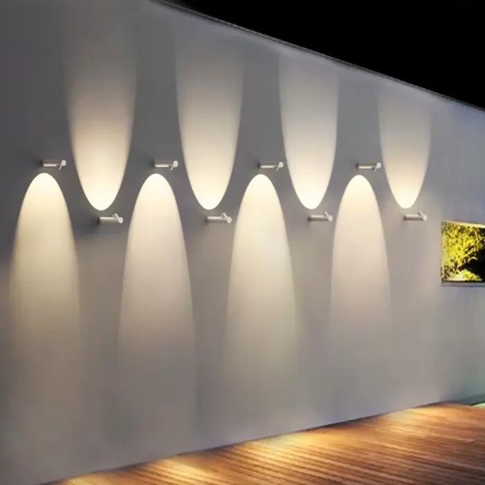6W COB étanche AC85-265V monté en Surface mur LED lumière moderne nordique Luminaire intérieur appli