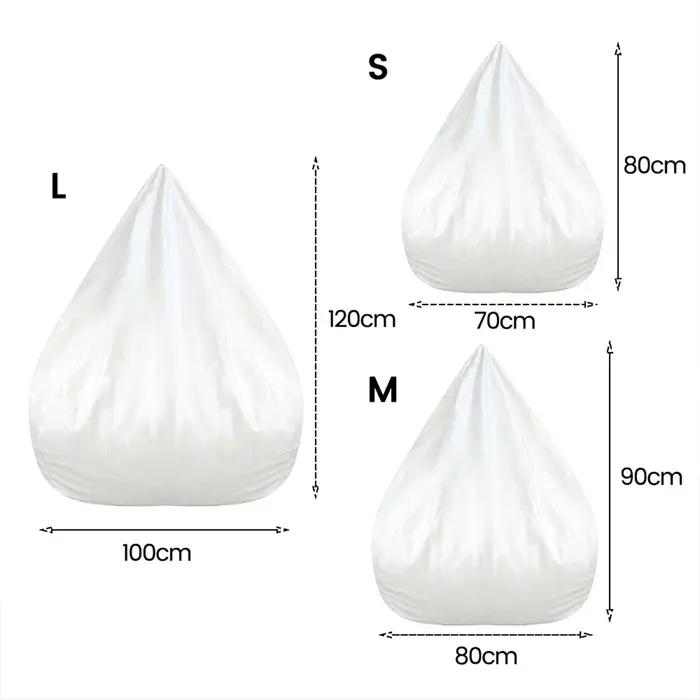 Canapé de remplacement intérieur sans remplissage, doublure intérieure amovible et lavable pour sac