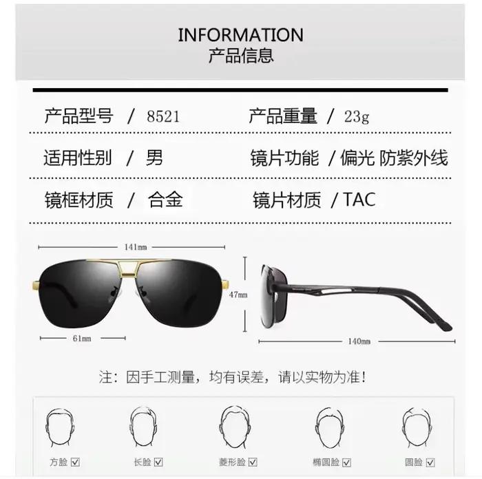 Lunettes de soleil polarisées pilote de luxe pour hommes et femmes, pour la conduite, la pêche, rétr