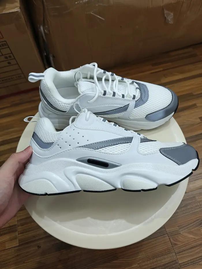 Sneakers unisexes B22 en mesh respirant, absorption des chocs, antidérapantes, légères, coupe basse,