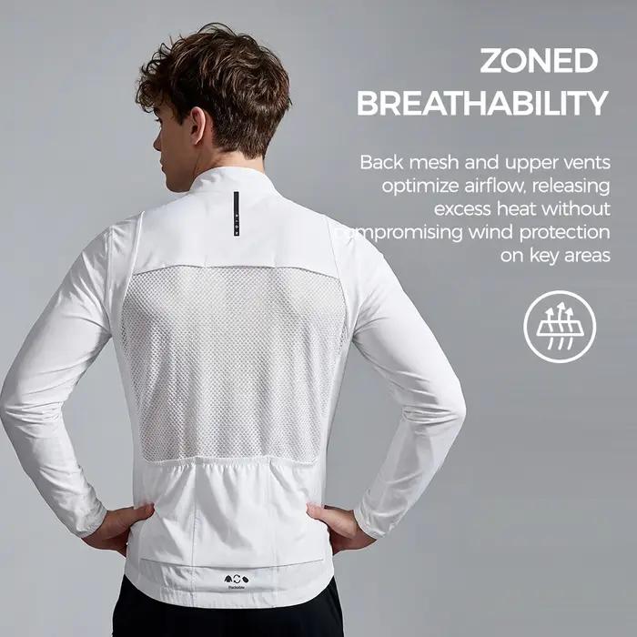 Veste coupe-vent à manches longues pour homme RION