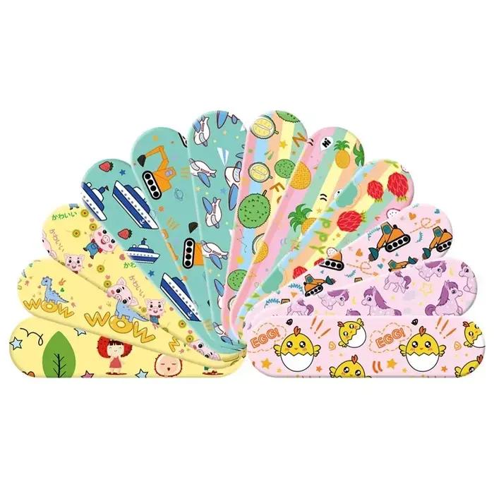 10-240pc motif de bande dessinée étanche hémostase bande d'aide autocollants pour enfants pansement