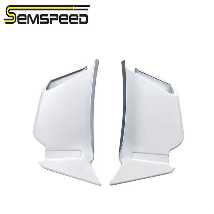 SEMSPEED-Couvercle d'embout d'aile de carénage pneumatique côté droit, protecteur en plastique ABS,
